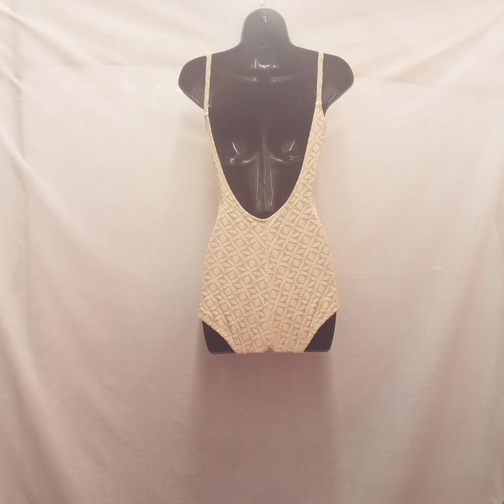 Cole of California One Piece Cream Swimsuit SZ LG - Picture 4 of 4